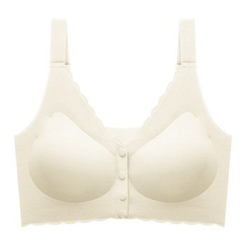 Bustier-vest stil top grudnjak s tankim oblikovanim košaricama, dužina do prsa, Ice Silk najlon