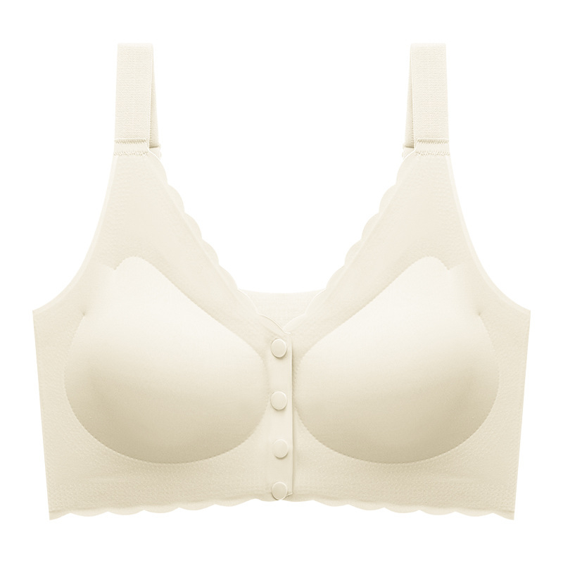 Bustier-vest stil top grudnjak s tankim oblikovanim košaricama, dužina do prsa, Ice Silk najlon