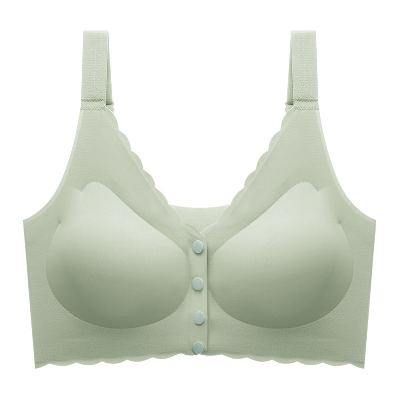 Bustier-vest stil top grudnjak s tankim oblikovanim košaricama, dužina do prsa, Ice Silk najlon