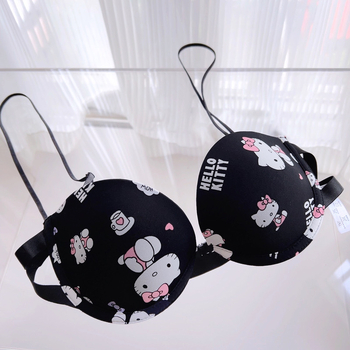 Be petnešių nematomas liemenėlė su minkštu plieno žiedu, priekinis užsegimas, 3/4 puodelis, pagrindinis audinys: nailonas