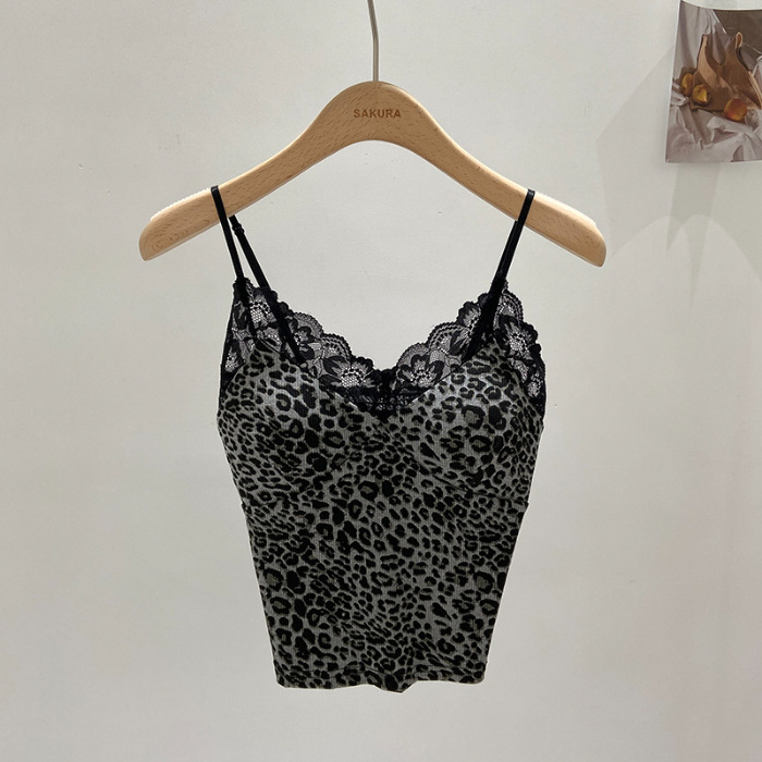 Camisole s odvojivim naramenicama, uski kroj, kratka duljina, chenille tkanina sa spandeksom