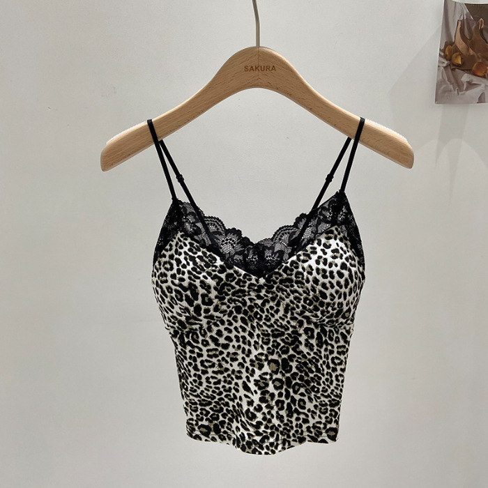 Camisole s odvojivim naramenicama, uski kroj, kratka duljina, chenille tkanina sa spandeksom