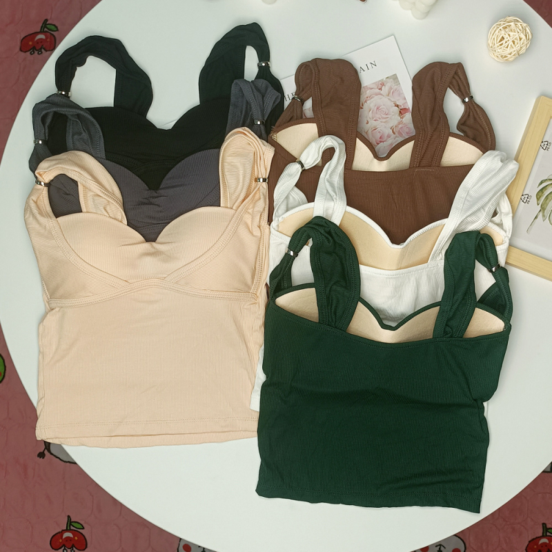 Tube top s podstavkom za dojke, bez naramenica, modalno vlakno 80–90%, cijela šalice s tankim oblikovanim košaricama, skupljanje i gornja podrška, bez leđa, duljina do struka, sportcki stil
