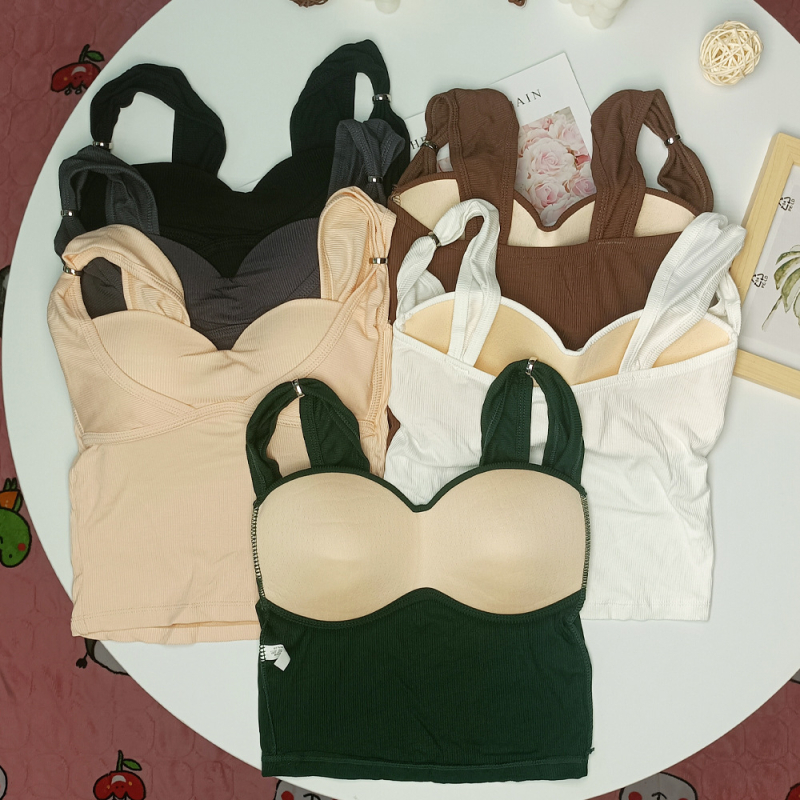 Tube top s podstavkom za dojke, bez naramenica, modalno vlakno 80–90%, cijela šalice s tankim oblikovanim košaricama, skupljanje i gornja podrška, bez leđa, duljina do struka, sportcki stil