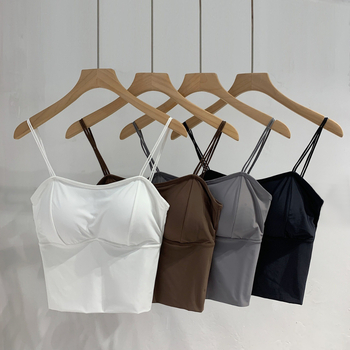 Camisola od ice silk s bešivnim leđima, s umetkom za grudi, duljina struka, za vanjsku ili unutarnju nosnju