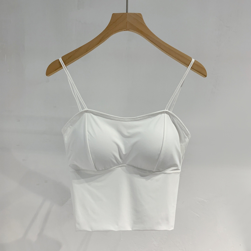 Camisola od ice silk s bešivnim leđima, s umetkom za grudi, duljina struka, za vanjsku ili unutarnju nosnju