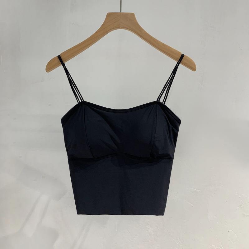 Camisola od ice silk s bešivnim leđima, s umetkom za grudi, duljina struka, za vanjsku ili unutarnju nosnju