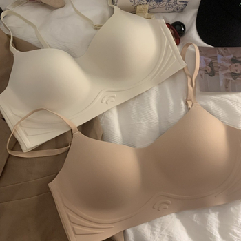 Bezšivni tanak grudnjak za žene s velikim dojkama, 3/4 košarica, bandeau stil, mekana podrška, bez žica