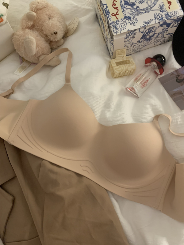 Bezšivni tanak grudnjak za žene s velikim dojkama, 3/4 košarica, bandeau stil, mekana podrška, bez žica