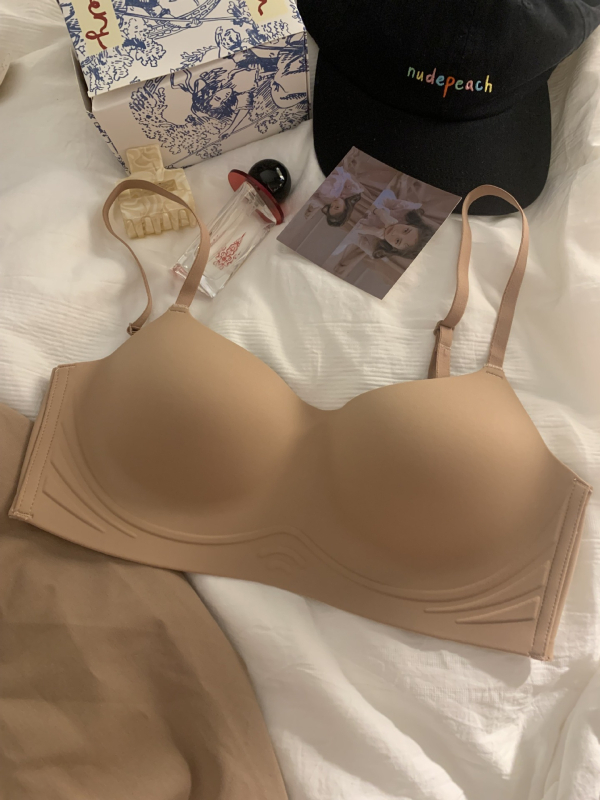 Bezšivni tanak grudnjak za žene s velikim dojkama, 3/4 košarica, bandeau stil, mekana podrška, bez žica