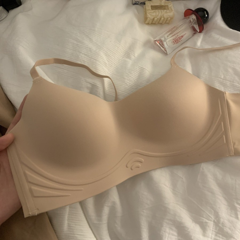 Bezšivni tanak grudnjak za žene s velikim dojkama, 3/4 košarica, bandeau stil, mekana podrška, bez žica