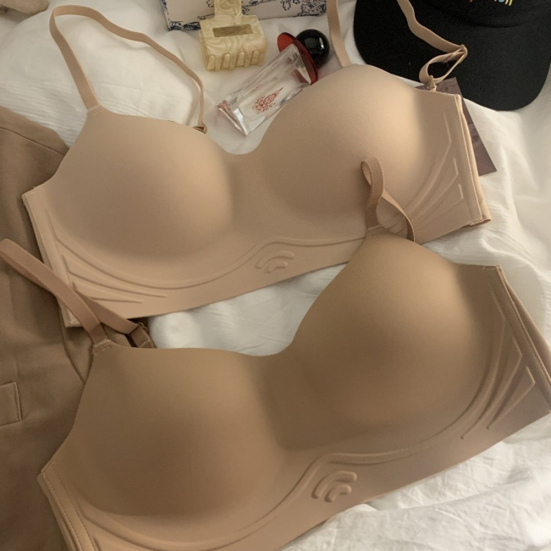 Bezšivni tanak grudnjak za žene s velikim dojkama, 3/4 košarica, bandeau stil, mekana podrška, bez žica