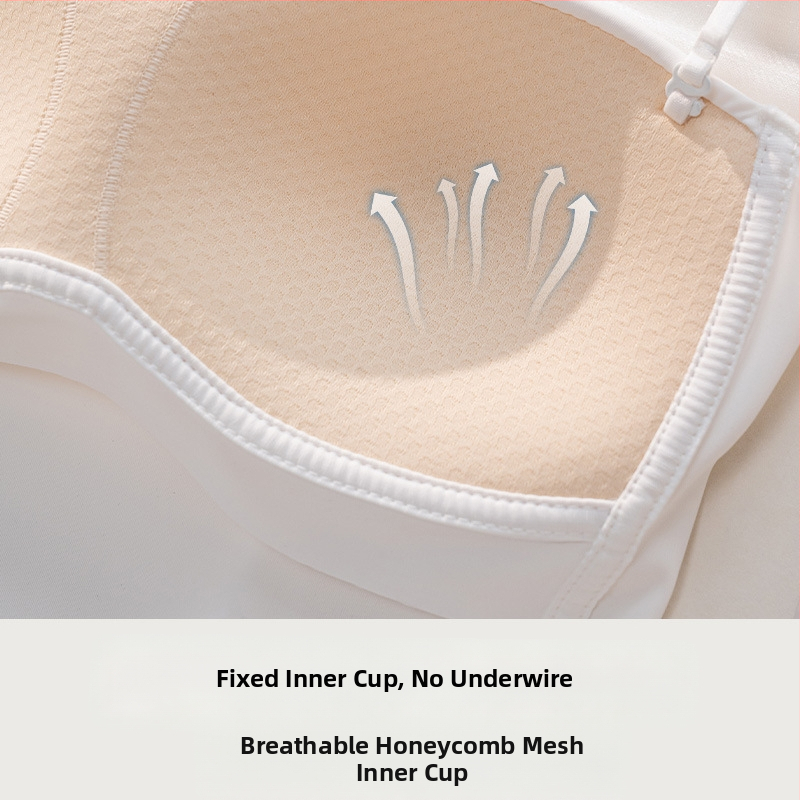 Moteriški liemenėli, vestės stiliaus viršutinis topas su nuimtomis dvigubomis petnešomis; 3/4 puodelio; plonos formuojančios krūžus; kvėpuojantis; nugaros formavimas