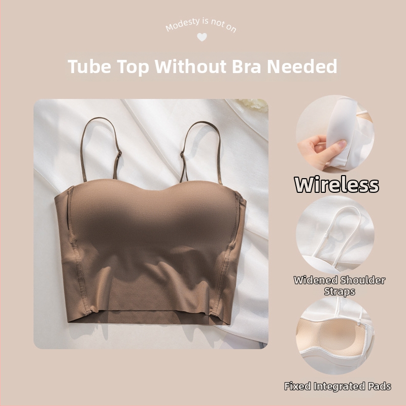 Moteriški liemenėli, vestės stiliaus viršutinis topas su nuimtomis dvigubomis petnešomis; 3/4 puodelio; plonos formuojančios krūžus; kvėpuojantis; nugaros formavimas