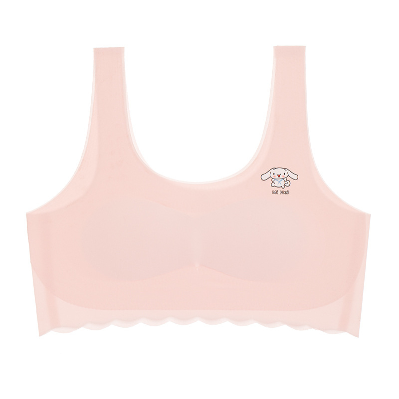 Nailono be siūlių liemenė su plonais formuojamais puodeliais, 3/4 puodelio dydis, fiksuoti petnešos, spandekso įdaila