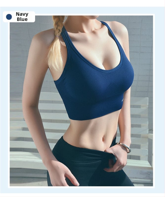 Γυναικείο αθλητικό σουτιέν – Συμπίεση, Αντικραδασμικό, Νάιλον 92% + Σπάντεξ 8%, Υλικό: Νάιλον, Σφιχτή εφαρμογή