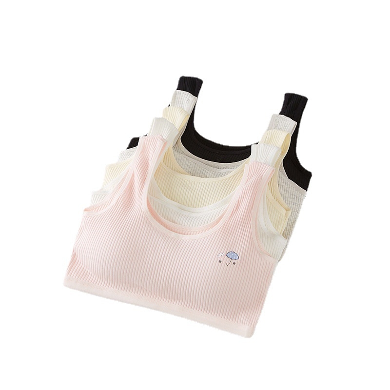 Tüdrukutele mõeldud rinnahoidja, 95% puuvill, kahe rihmaga, bränd Ahn Bear, sobiv keskkooli ealistele tüdrukutele (üle 8 aasta, üle 140 cm)