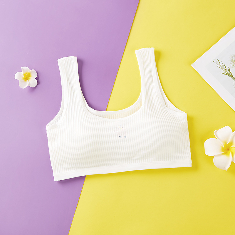 Tüdrukutele mõeldud rinnahoidja, 95% puuvill, kahe rihmaga, bränd Ahn Bear, sobiv keskkooli ealistele tüdrukutele (üle 8 aasta, üle 140 cm)