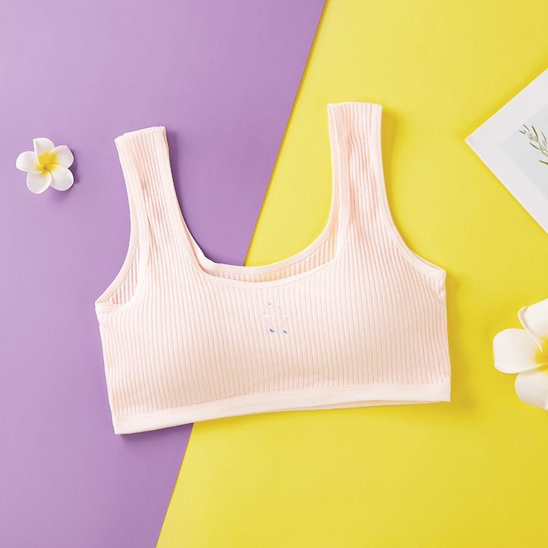 Tüdrukutele mõeldud rinnahoidja, 95% puuvill, kahe rihmaga, bränd Ahn Bear, sobiv keskkooli ealistele tüdrukutele (üle 8 aasta, üle 140 cm)