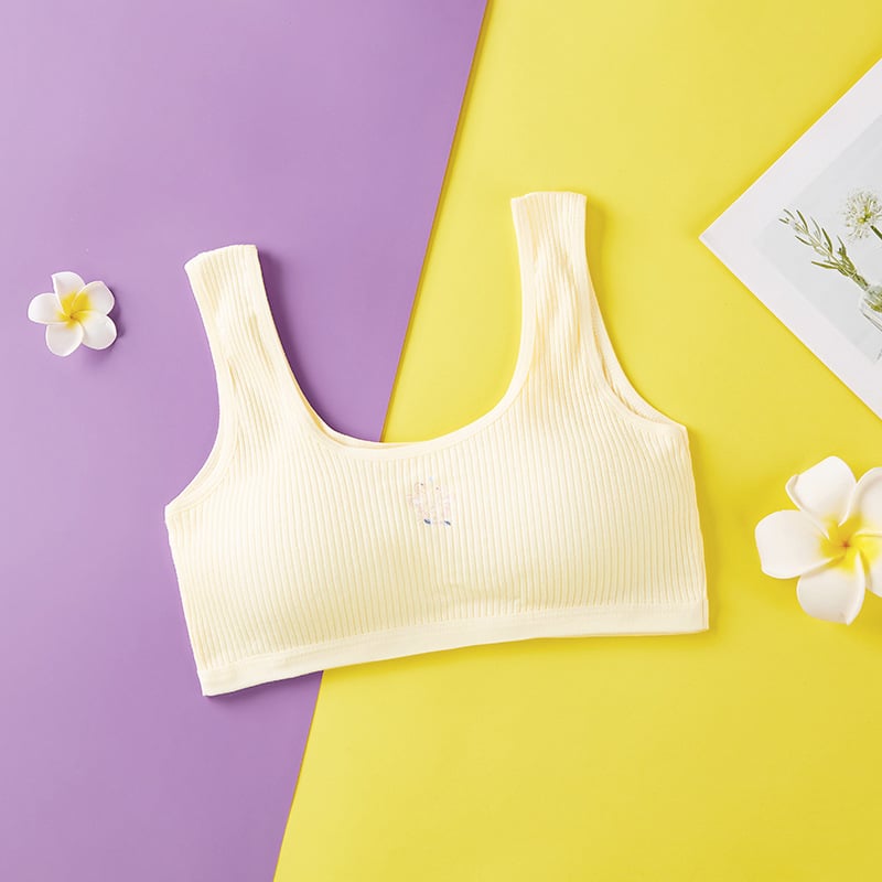 Tüdrukutele mõeldud rinnahoidja, 95% puuvill, kahe rihmaga, bränd Ahn Bear, sobiv keskkooli ealistele tüdrukutele (üle 8 aasta, üle 140 cm)