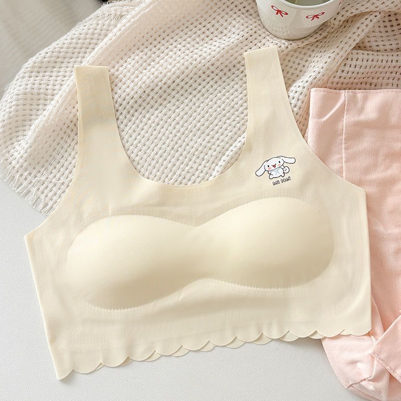 Be õmblusteta rinnahoidja tüdrukutele, 8+ aastat, 100% puuvill, bränd Qian Jincai, suvi 2025