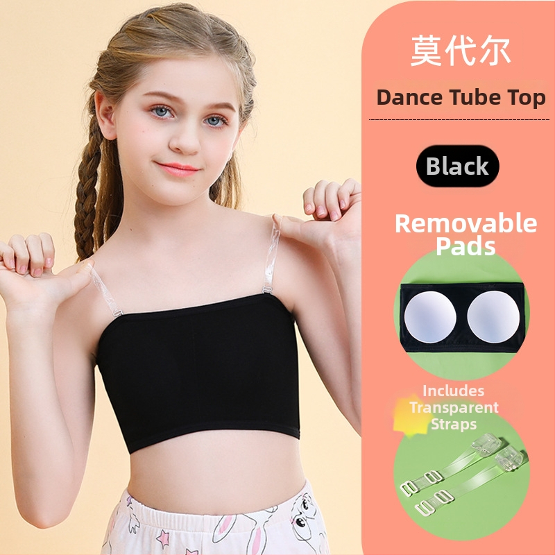 Tüdrukutele bez õla top aluspesu, Modal-kangas, pehme puudutus, 8+ aastat (pikkus 140 cm+), suvi 2023