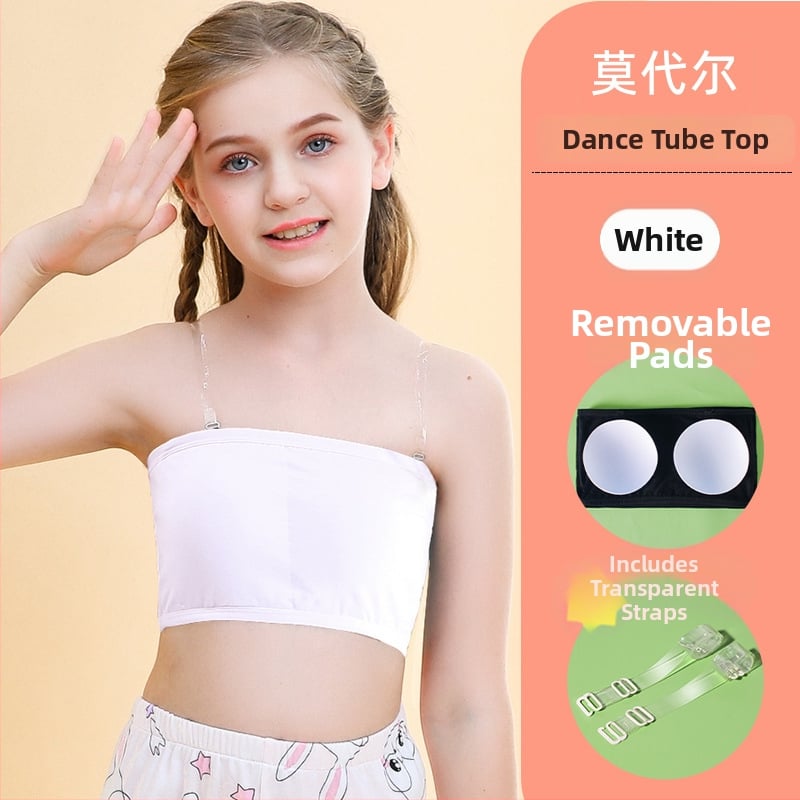 Tüdrukutele bez õla top aluspesu, Modal-kangas, pehme puudutus, 8+ aastat (pikkus 140 cm+), suvi 2023