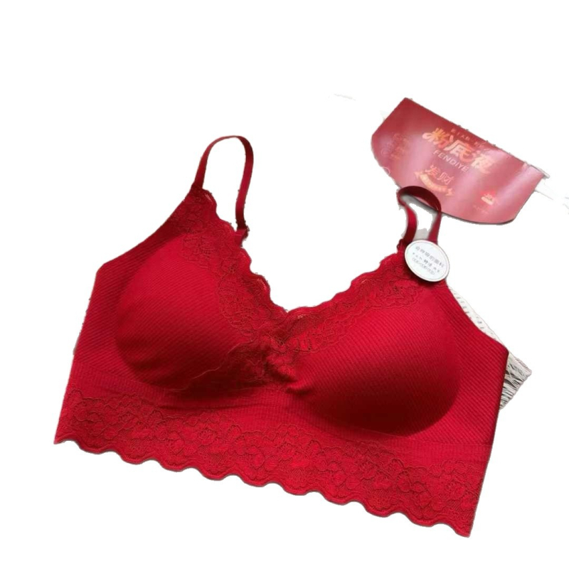 Sutien fără cusături, fără armături, cupă 3/4 cu cupă medie, material principal nylon, căptușeală din bumbac, stil vestă, respirabil