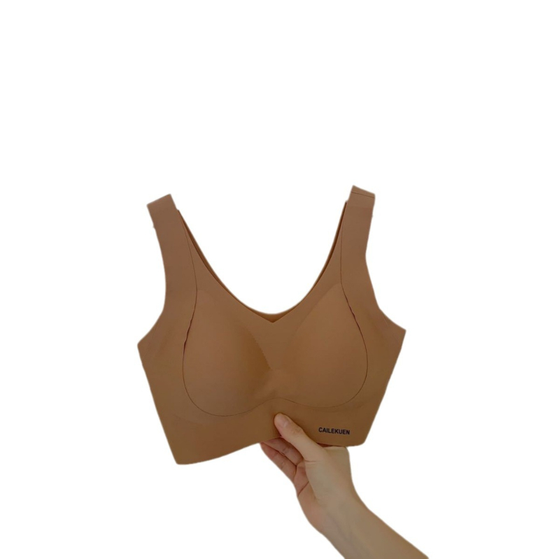 Сутиен с повдигащ ефект, дишаща и мека поддръжка, фиксирани двойни презрамки, чашки 3/4 от пяна, найлонова материя