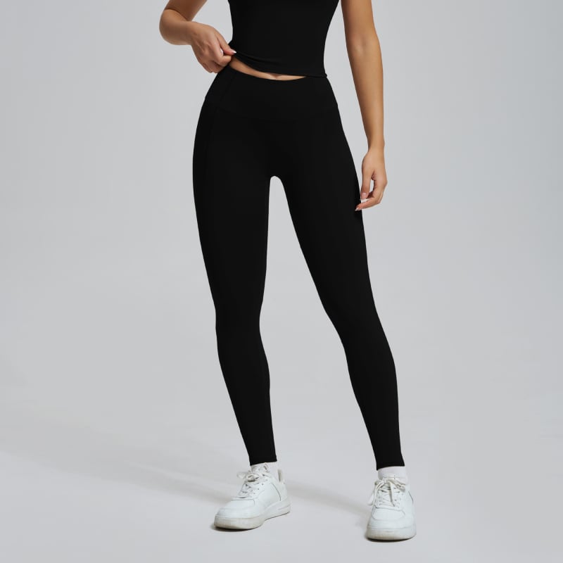 Σετ fitness yoga γυναικών χωρίς ραφές — τοπ χωρίς μανίκια με παντελόνι, νάιλον/σπαντέξ 78/22, κάτω μέρος: κολάν, φθινόπωρο 2025