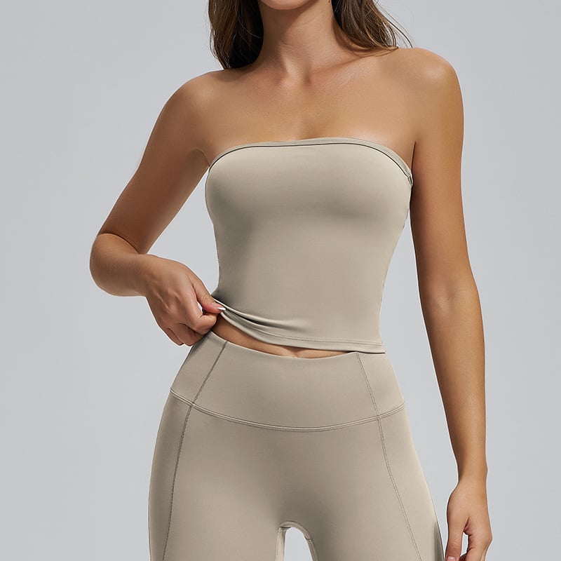 Σετ fitness yoga γυναικών χωρίς ραφές — τοπ χωρίς μανίκια με παντελόνι, νάιλον/σπαντέξ 78/22, κάτω μέρος: κολάν, φθινόπωρο 2025