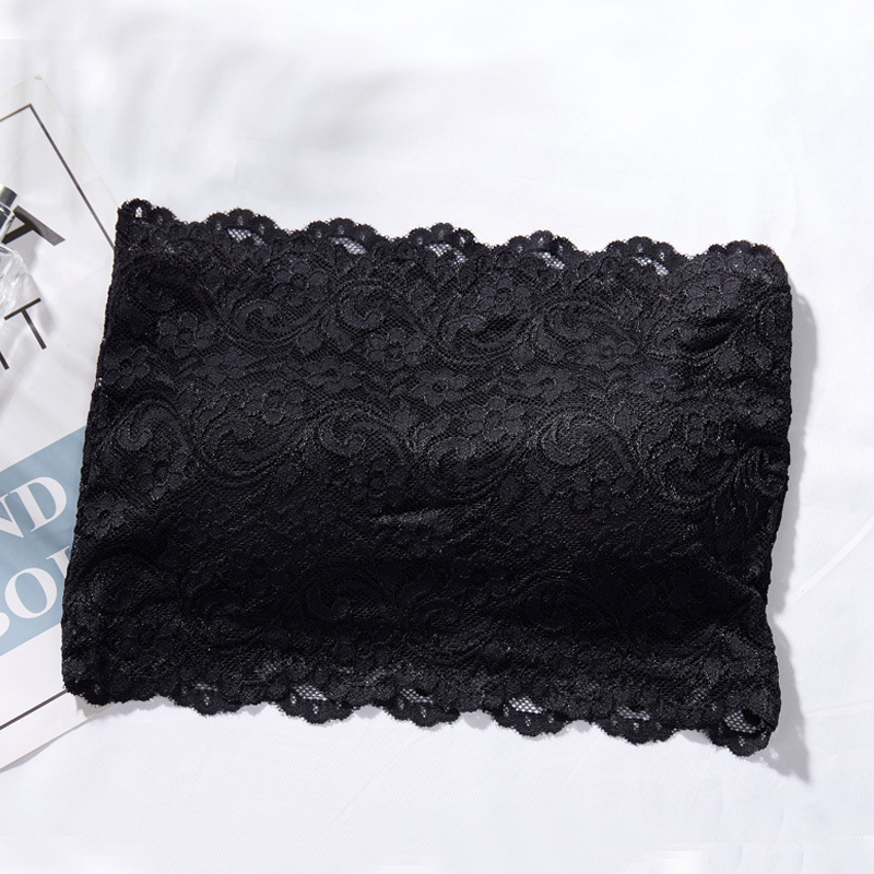 Dantelni bezrameni bralette, bijela, blag push-up i učinak glađenja leđa