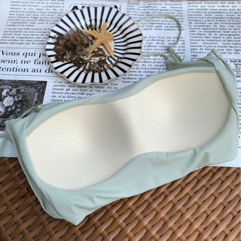 Bez naramenica grudnjak s Ice Silk materijalom, Mold Cup, 3/4 košarica, veliki U- leđa