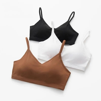 Váll nélküli mellényes fehérnemű — 100% pamut, teljes kosár, forma: felső vékony / alsó vastag