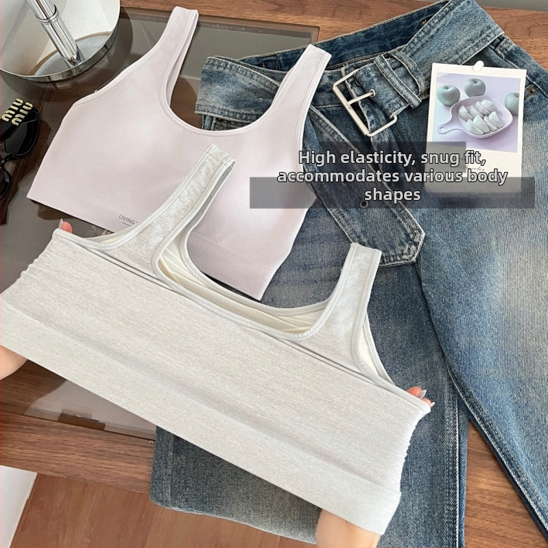 Viskozna tunika za prsa – vest stil, 3/4 šalice, srednji oblik, bez šavova, prozračan