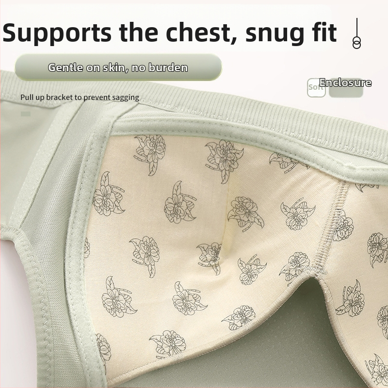 Vest stiliaus belaidė push-up liemenėlė, kvėpuojantis nailonas, pilnas puodelis, plonas formuojamas puodelis, be siūlių