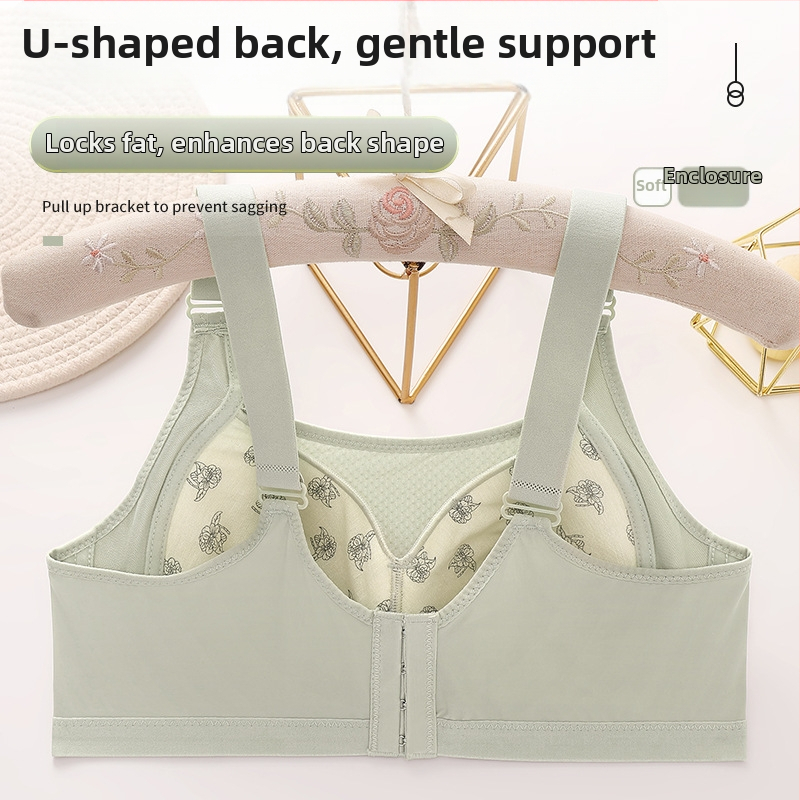 Vest stiliaus belaidė push-up liemenėlė, kvėpuojantis nailonas, pilnas puodelis, plonas formuojamas puodelis, be siūlių