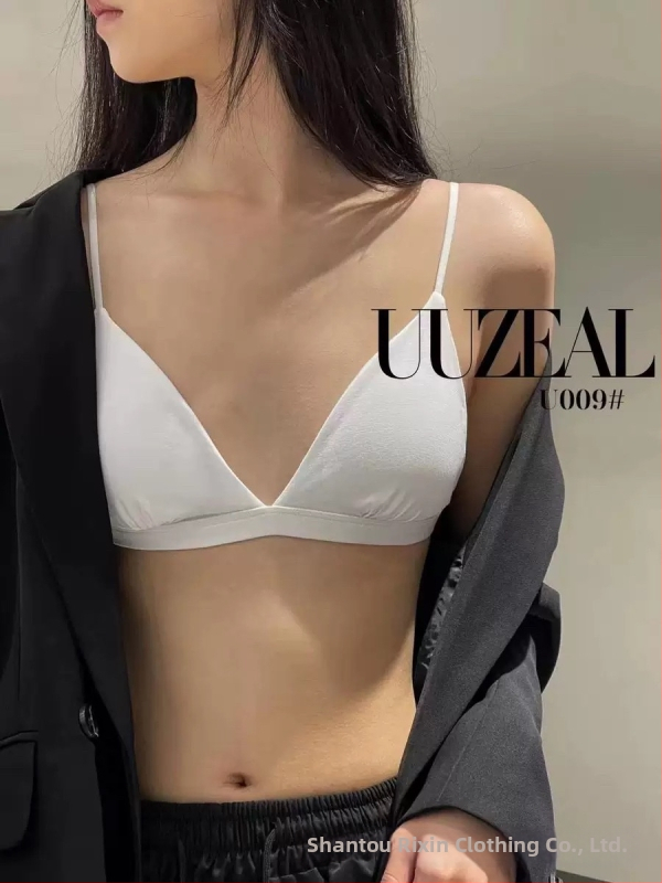 Kokvilnas bezsiksnu krūšturis ar 3/4 kausiem, plānas formētas kausi, noņemamas dubultās siksnas, elpojošs komforts