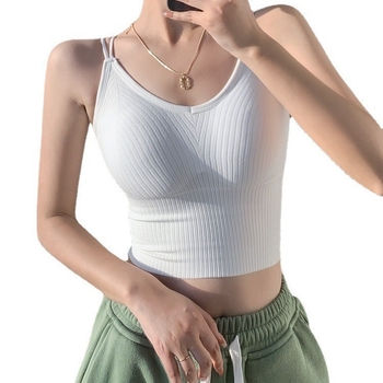 Kivágás nélküli Topkeresztpánt a háton, nylon anyag; 3/4 kosár; formázott kosár felső vékony, alsó vastag; minimalist stílus