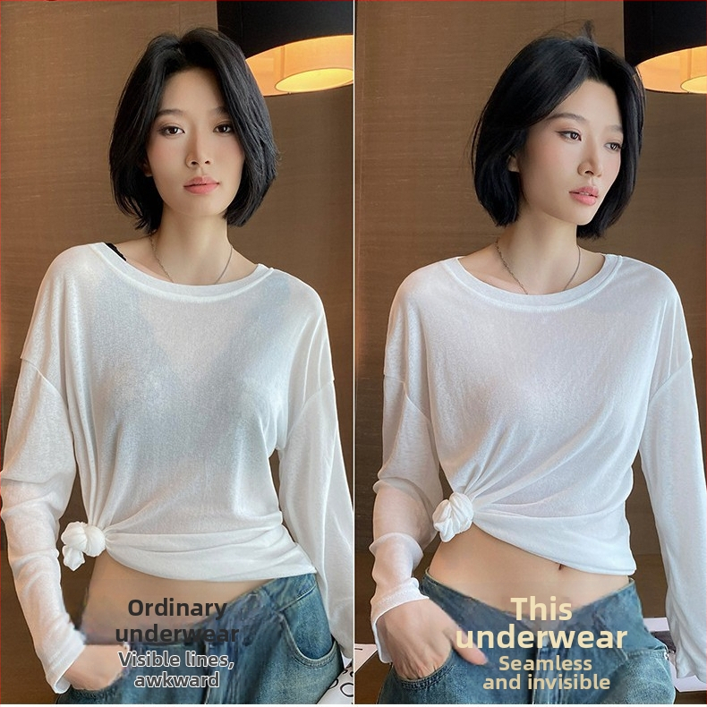 Grudnjak u stilu vest, bezšivan, s 3/4 košaricama, tankim oblikovanim čašicama, čvrste naramenice, stražnje kopčanje s tri reda kopči