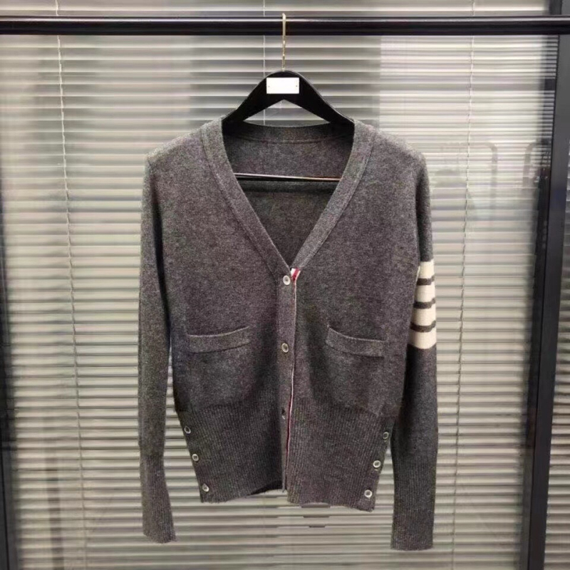 Kasmirski kardigan s V-izrezom za muškarce i žene, unisex, uski kroj, elegantan