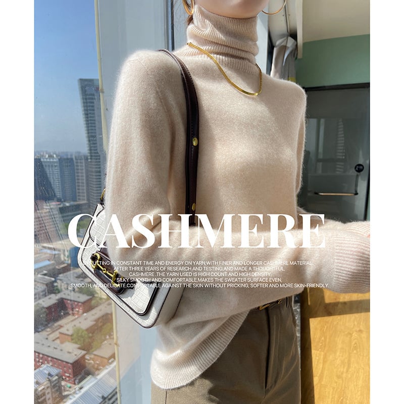 Пуловер с качулка от кашмир и вълна, свободна кройка, средно дълъг, дебел, смес от кашмир 30–50% и вълна 50–70%