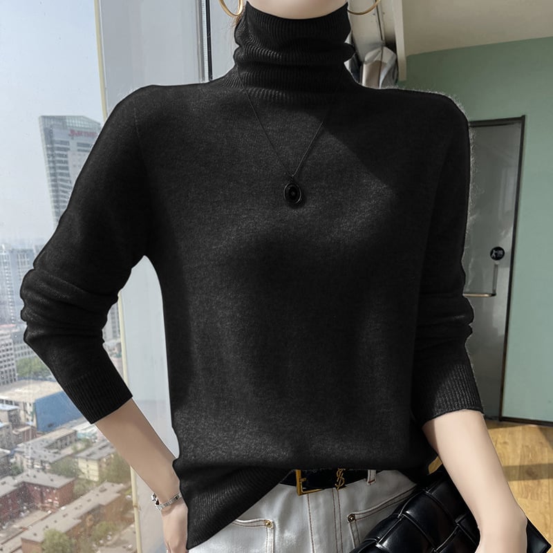 Пуловер с качулка от кашмир и вълна, свободна кройка, средно дълъг, дебел, смес от кашмир 30–50% и вълна 50–70%