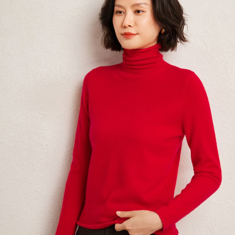 Lukasa pulover tricotat cu glugă din cașmir-amestec, croială lejeră, mâneci lungi