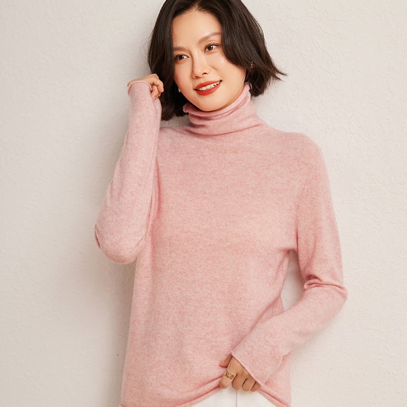 Lukasa pulover tricotat cu glugă din cașmir-amestec, croială lejeră, mâneci lungi