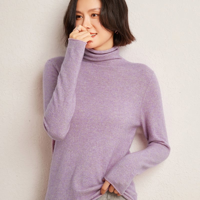 Lukasa pulover tricotat cu glugă din cașmir-amestec, croială lejeră, mâneci lungi