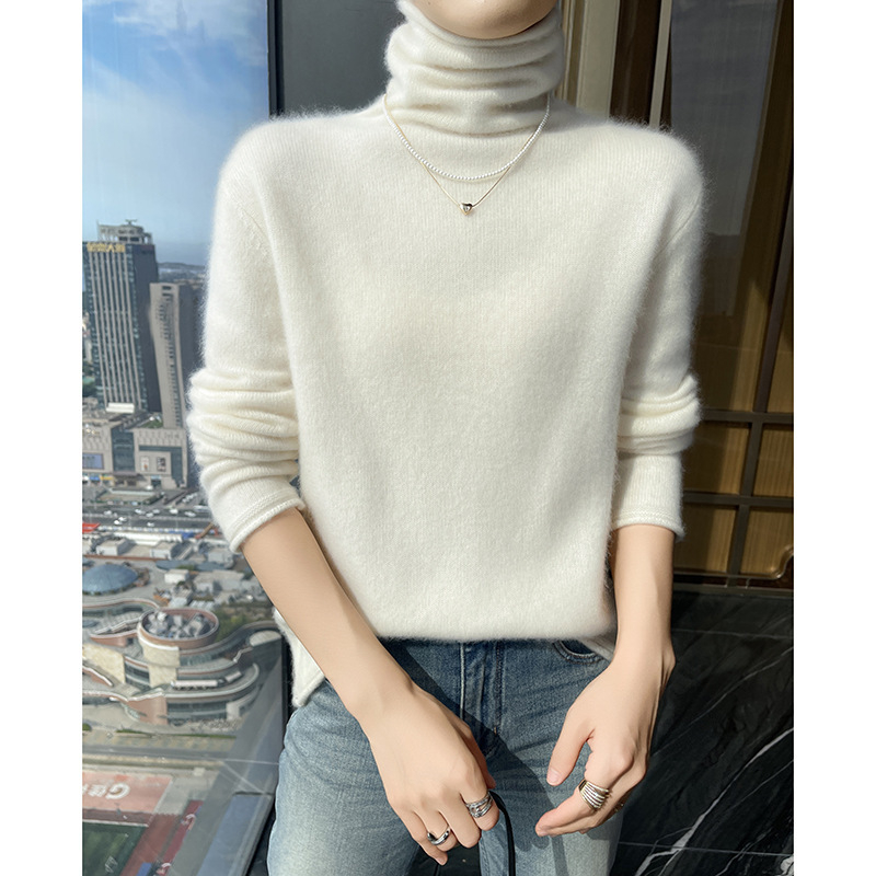 Jaka ar kapuci no kašmīra un vilnas maisījuma, brīvs siluets, garas piedurknes, bieza adījums, vienkrāsains raksts