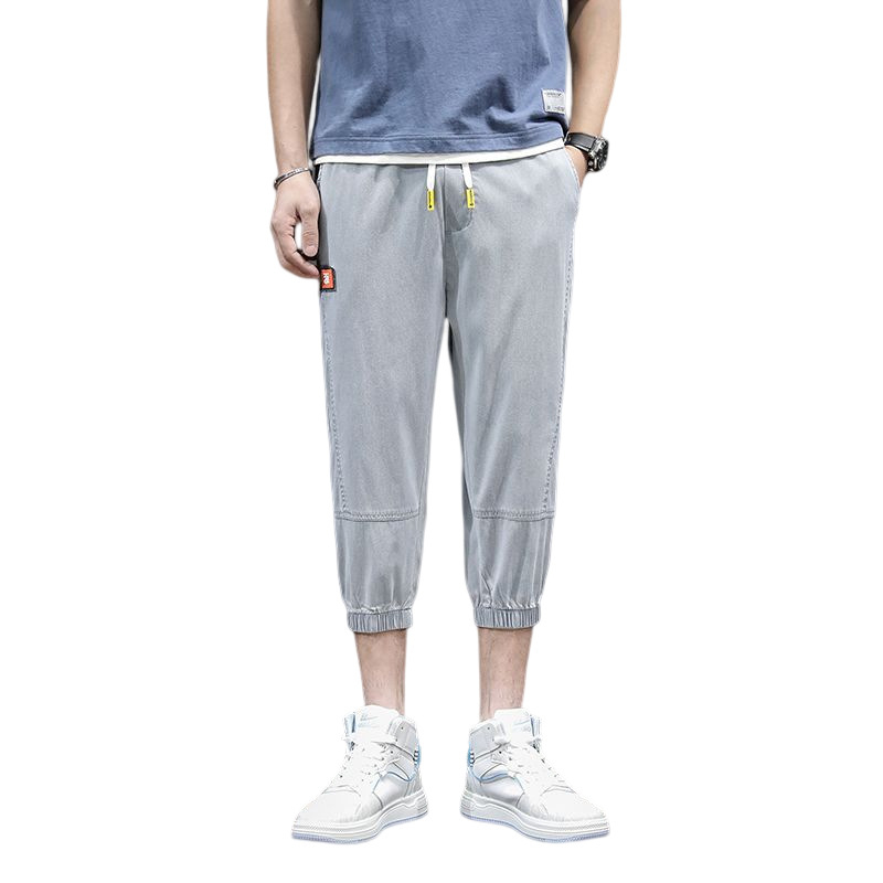 Muške cropped jeans šortice, ravna linija, slobodan kroj, Lyocell 70%, srednji pojas, više džepova, pranje