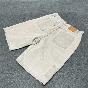 Ανδρικά τζιν σορτς, στυλ χιπ-χοπ, καουμποϊκό τζιν, ευθεία κοπή, μικροελαστικότητα, Καλοκαίρι 2025