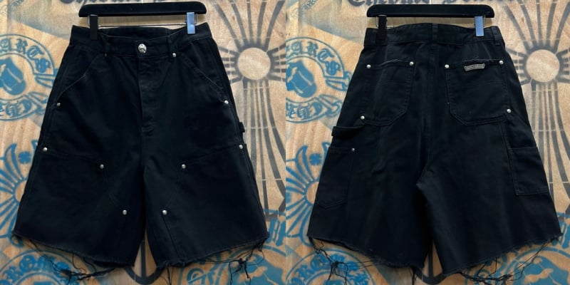 Дънкови къси панталони с прав силует, хип-хоп стил, 100% памук, средна талия, копче за закопчаване